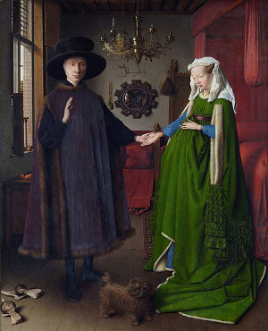 Tela O casal Arnolfini, de Jan van Eyck (1390-1441)